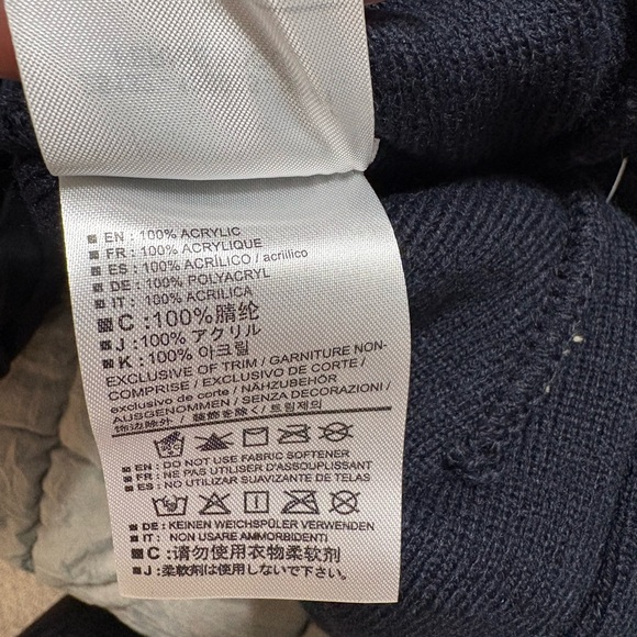 Arc'teryx Dark Blue and Beige Beanie - Picture 7 of 7